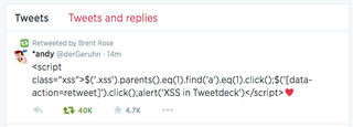 Illustration for article titled How Yesterday's Huge TweetDeck Vulnerability Happened